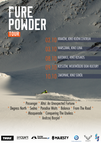 Plakat Pure Powder Tour 2015